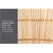 Balka Rattan Counter Stool Set of 2 Rattan and Black South Shore