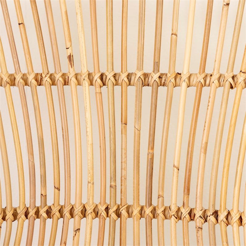 Balka Rattan Dining Chair Set of 2 Rattan and Black South Shore