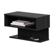 Fusion Floating Nightstand Gray Oak South Shore