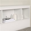 Summertime Bookcase Headboard Pure White South Shore