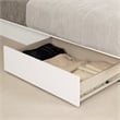 Fusion 2-Drawer Platform bed Pure White South Shore