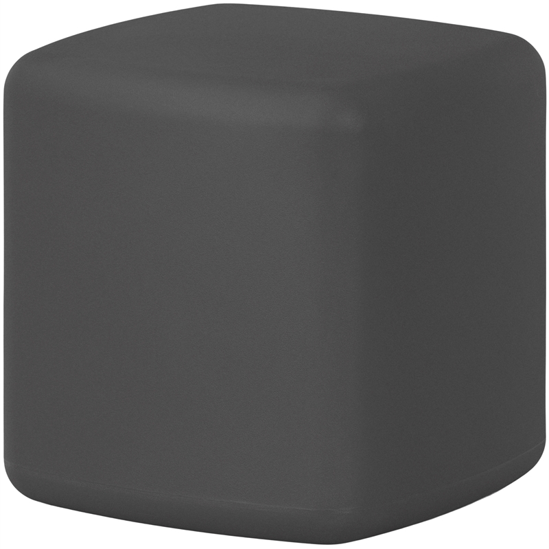 South Shore Sweedi Polyethylene Resin Kids Nightstand in Dark Gray