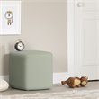 South Shore Sweedi Polyethylene Resin Nightstand in Sage Green