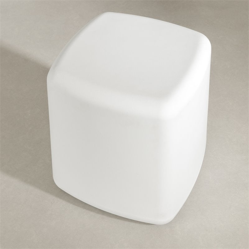 South Shore Sweedi Polyethylene Resin Kids Nightstand in White