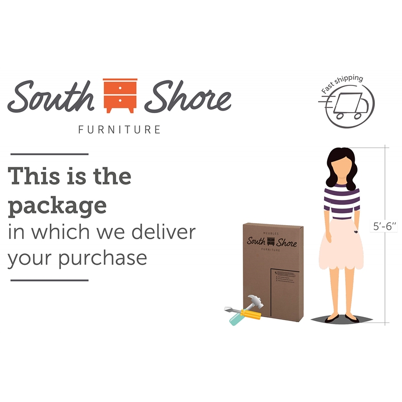 Hype End Table Winter Oak South Shore