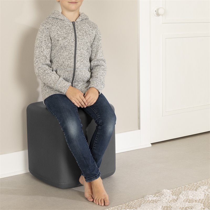 South Shore Sweedi Polyethylene Resin Multi-Purpose Kids Table/Stool Dark Gray