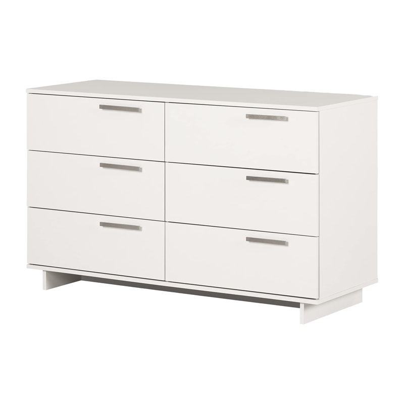 Cavalleri 6-Drawer Dresser Pure White South Shore