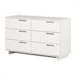 Cavalleri 6-Drawer Dresser Pure White South Shore