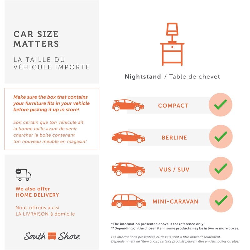 South Shore Sweedi Polyethylene Resin Multi-Purpose Lighted Kids Stool in White