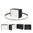 Myro Kitchen Island Gray Oak and White South Shore