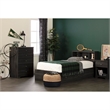 Zach 1-Drawer Nightstand Gray Oak South Shore