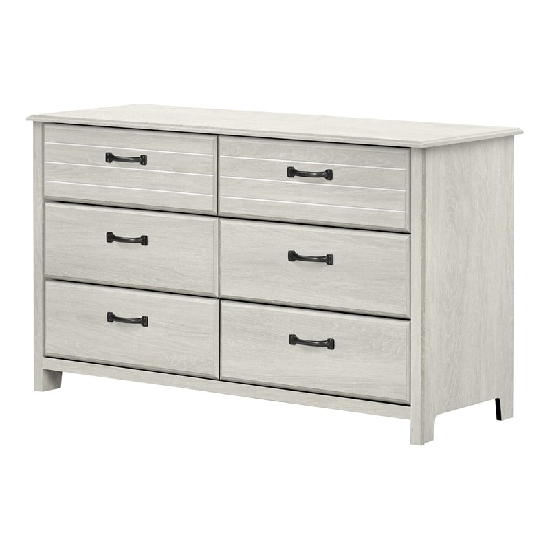 Ulysses 6-Drawer Dresser Winter Oak South Shore