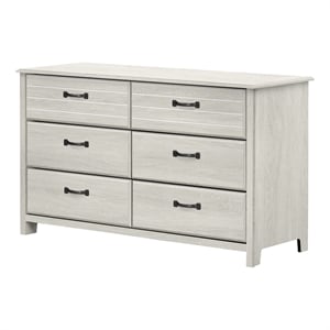 Ulysses 6-Drawer Dresser Winter Oak South Shore
