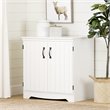 South Shore Farnel Engineered Wood 2-Door Storage Cabinet in Pure White