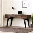 Helsy Computer Desk with Power Bar Natural Walnut South Shore