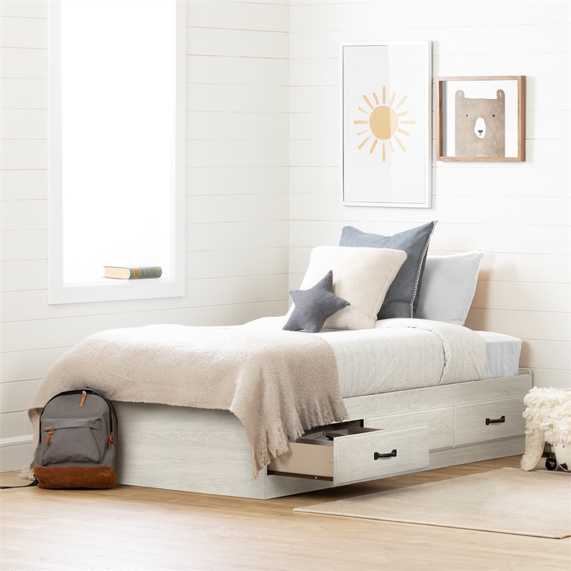 Three Drawers Mates Bed Ulysses South Shore