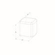 Scandinavian Nightstand Sweedi greige South Shore