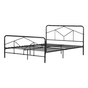 geometric metal platform bed londen south shore