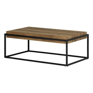 modern industrial coffee table mezzy south shore