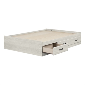 three drawers mates bed ulysses south shore