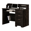 Computer Office Desk with Hutch Black Versa South Shore