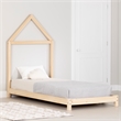 Solid Wood Bed with House Frame Headboard  Sweedi South Shore