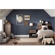 Storage Bed and Bookcase Headboard Set Brown Ulysses South Shore