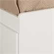Storage Bed and Bookcase Headboard Set White Fusion South Shore