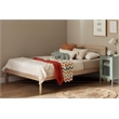 South Shore Sweedi Wooden Bed Full Natural Wood