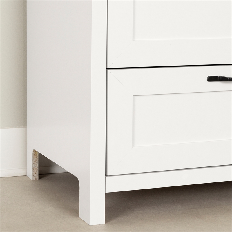 South Shore Daisie Changing Table with Station Wide Pure White