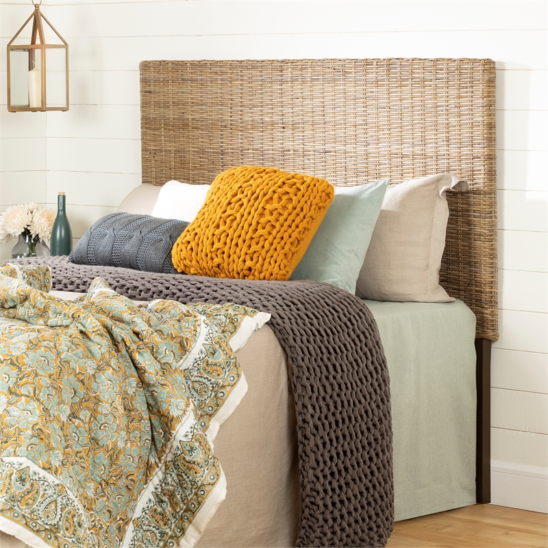 South Shore Avilla Rattan Headboard Full Rattan