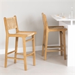 South Shore Balka Rattan Bar Stool Set Rattan