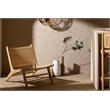 South Shore Agave Rattan and Teak Wood Lounge Chair  Rattan