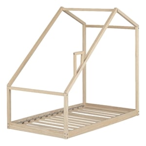 South Shore Ohana House Bed for the Playroom Toddler Natural