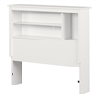South Shore Gramercy Bookcase Headboard Twin Pure White