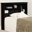 South Shore Gramercy Bookcase Headboard Twin Pure Black