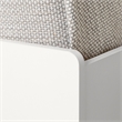 South Shore Gramercy Storage Bed and Bookcase Headboard Set Twin Pure White