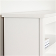 South Shore Gramercy Storage Bed and Bookcase Headboard Set Twin Pure White