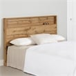 South Shore Cavalleri Headboard with Storage Shelf Full/Queen Nordik Oak