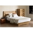 South Shore Cavalleri Headboard with Storage Shelf Full/Queen Nordik Oak