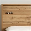 South Shore Cavalleri Headboard with Storage Shelf Full/Queen Nordik Oak