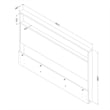 South Shore Cavalleri Headboard with Storage Shelf Full/Queen Nordik Oak