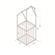 South Shore Ohana House Shaped Toy Storage Unit  Natural