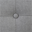 South Shore Dylane Upholstered Platform Bed and Headboard Full Soft Gray