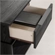 South Shore Hourra 1-Drawer Nightstand  Gray Oak