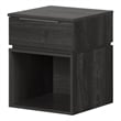 South Shore Hourra 1-Drawer Nightstand  Gray Oak