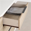 South Shore Hourra 6-Drawer Dresser  Soft Elm and White