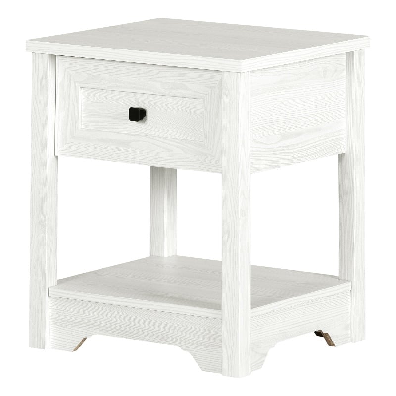 South Shore Hazen Nightstand  White Pine
