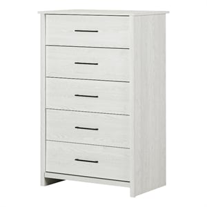 South Shore Fernley 5-Drawer Chest  White Pine