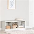 South Shore Fernley Bench with storage  White Pine